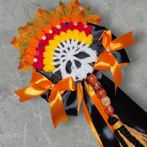 Hand Crafted Dia de los Muertos Door / Wall Decor - Picture 5 of 6